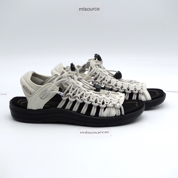 SLD NEW Size 8 Women's KEEN UNEEK II OT Open Toe Sandals 1028576 Silver Lining - Picture 2 of 5